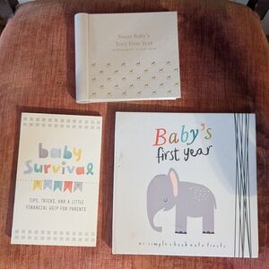 Lot Of 3 New Baby Memory Books